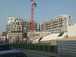  Chantier de construction d'immeubles, rue de Chevaleret